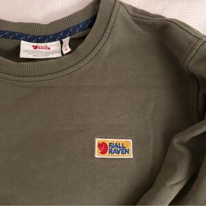 Fjallraven Vardag Green crewneck Sweatshirt